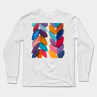 Watercolor Petals Long Sleeve T-Shirt